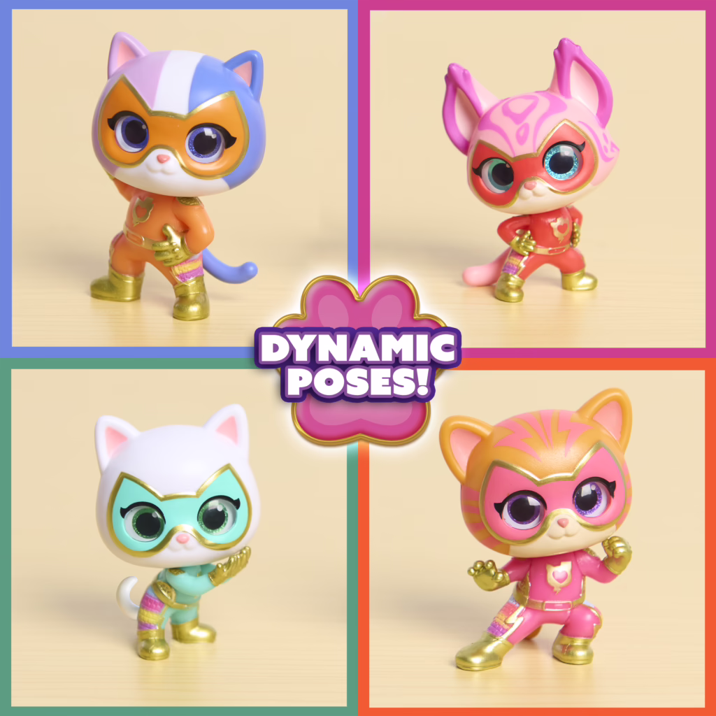Disney Junior SuperKitties Hero Squad Figure Set