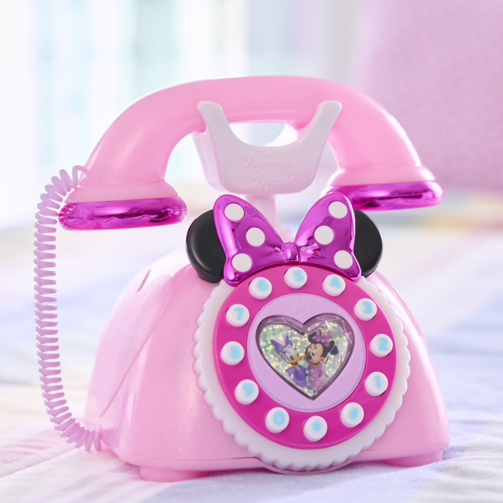 Disney Junior Minnie Mouse Ring Me Rotary Style Phone