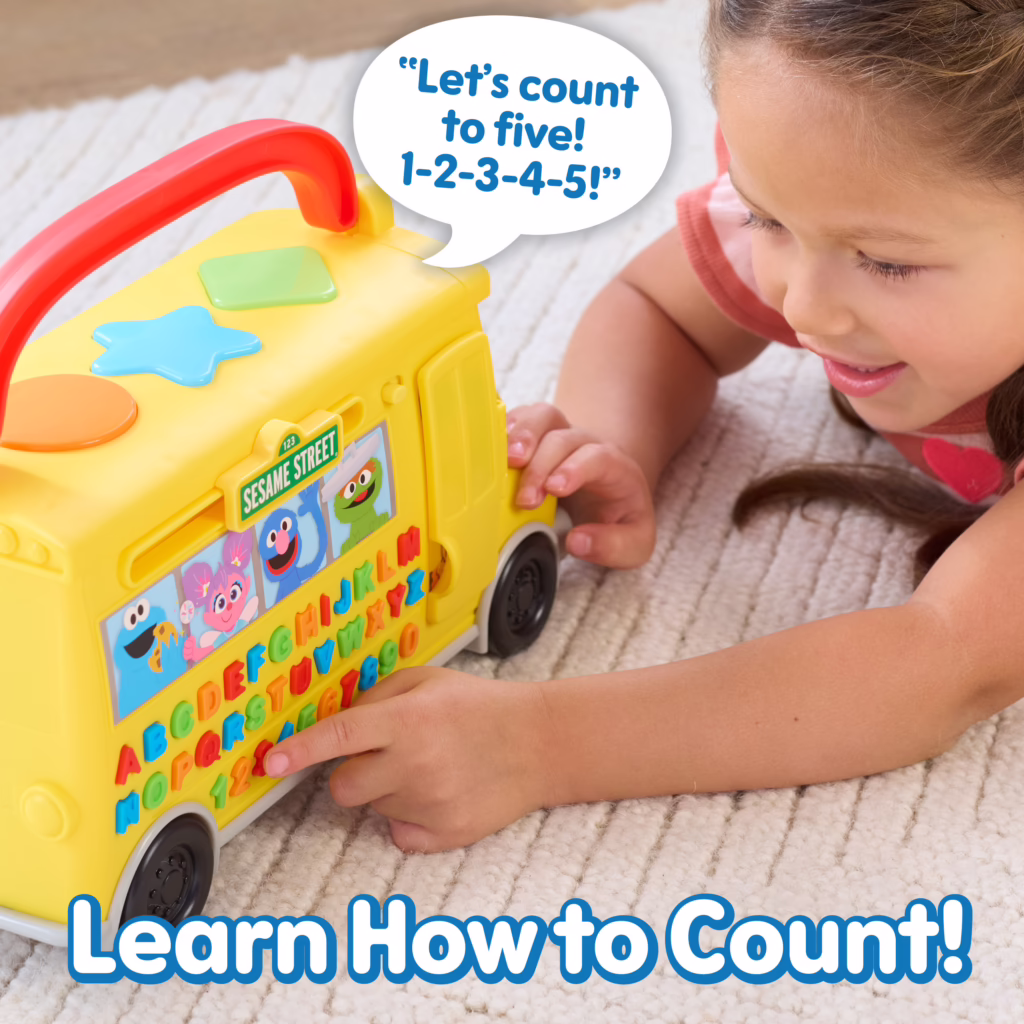 Sesame Street Elmo’s Learn & Go School Bus
