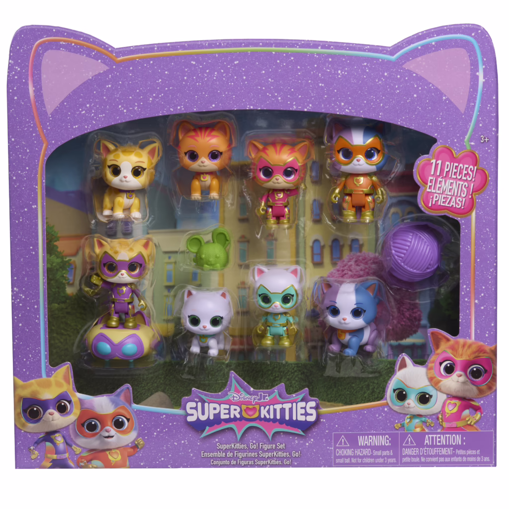 Disney Jr. SuperKitties Go! Figure Set