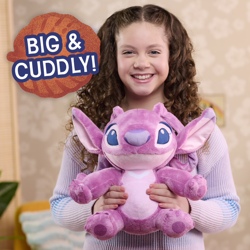 Disney Stitch Fuzzy Angel Plush