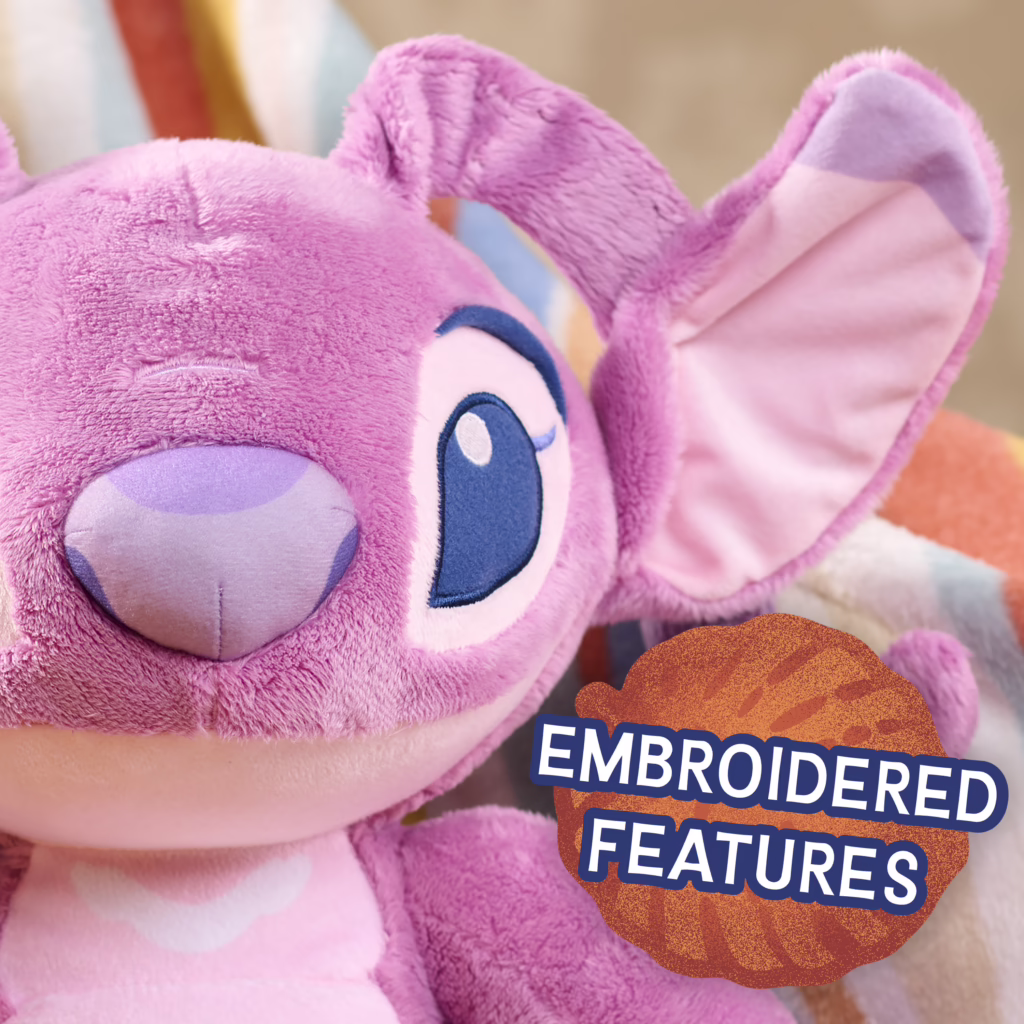 Disney Stitch Fuzzy Angel Plush