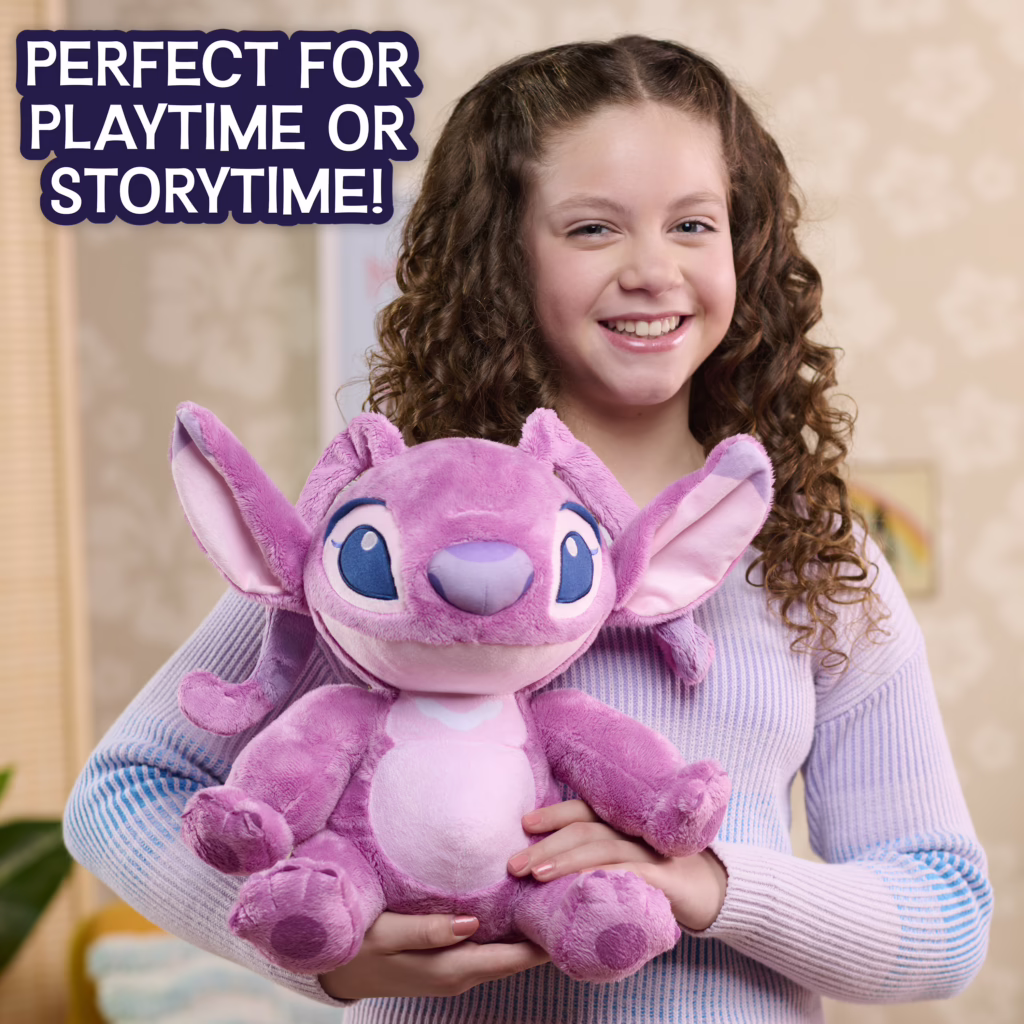 Disney Stitch Fuzzy Angel Plush