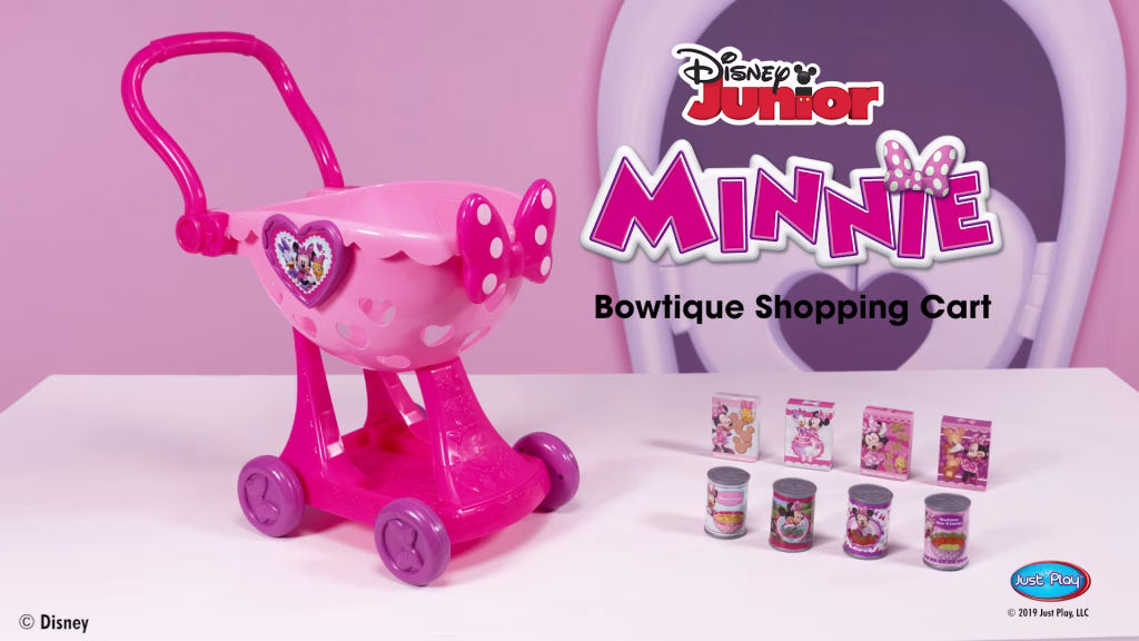 Disney Junior Minnie Mouse Bowtique Shopping Cart
