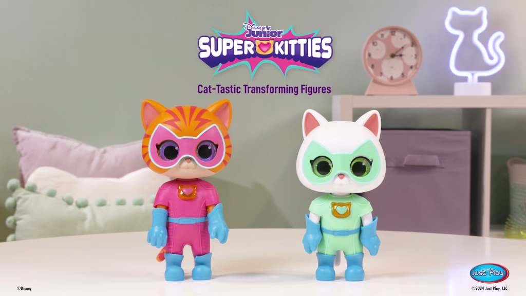 Disney Junior SuperKitties Cat-Tastic Transforming Figures