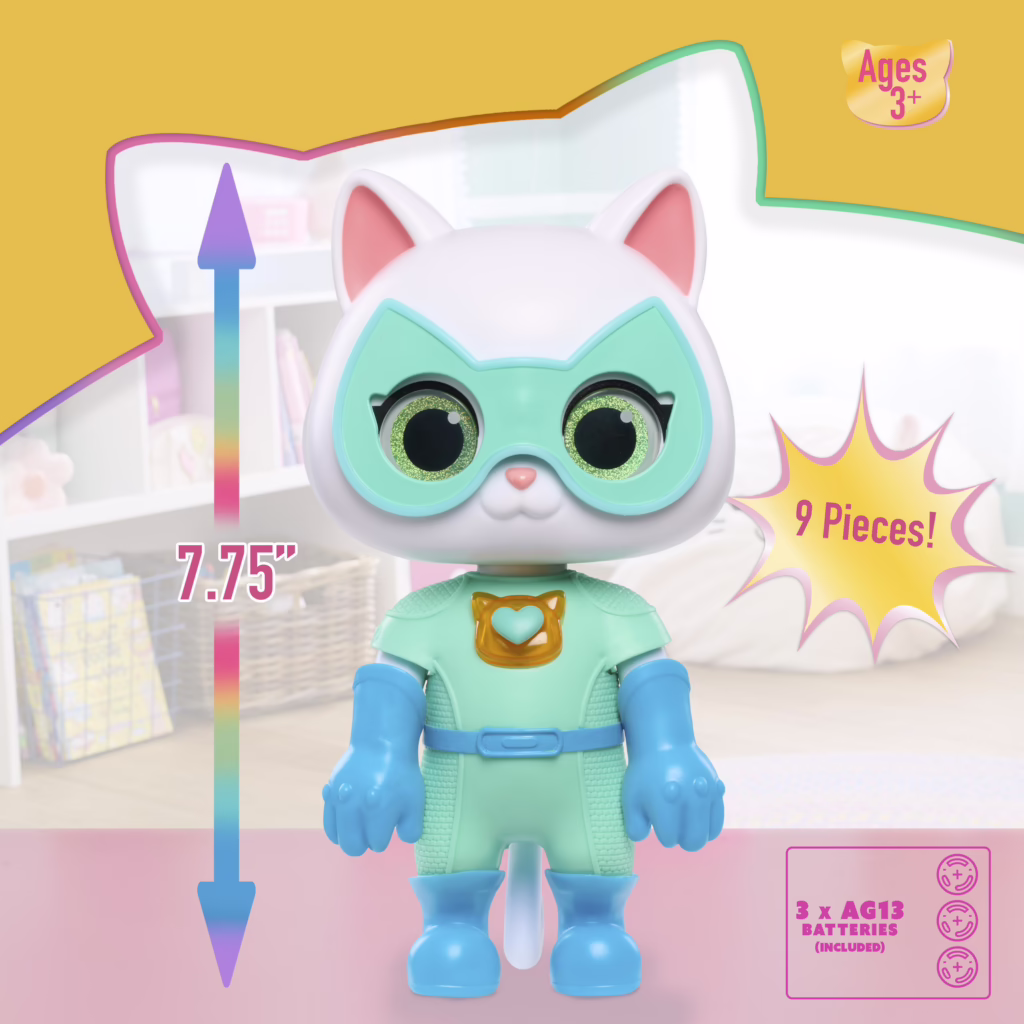 Disney Junior SuperKitties Cat-Tastic Transforming Bitsy