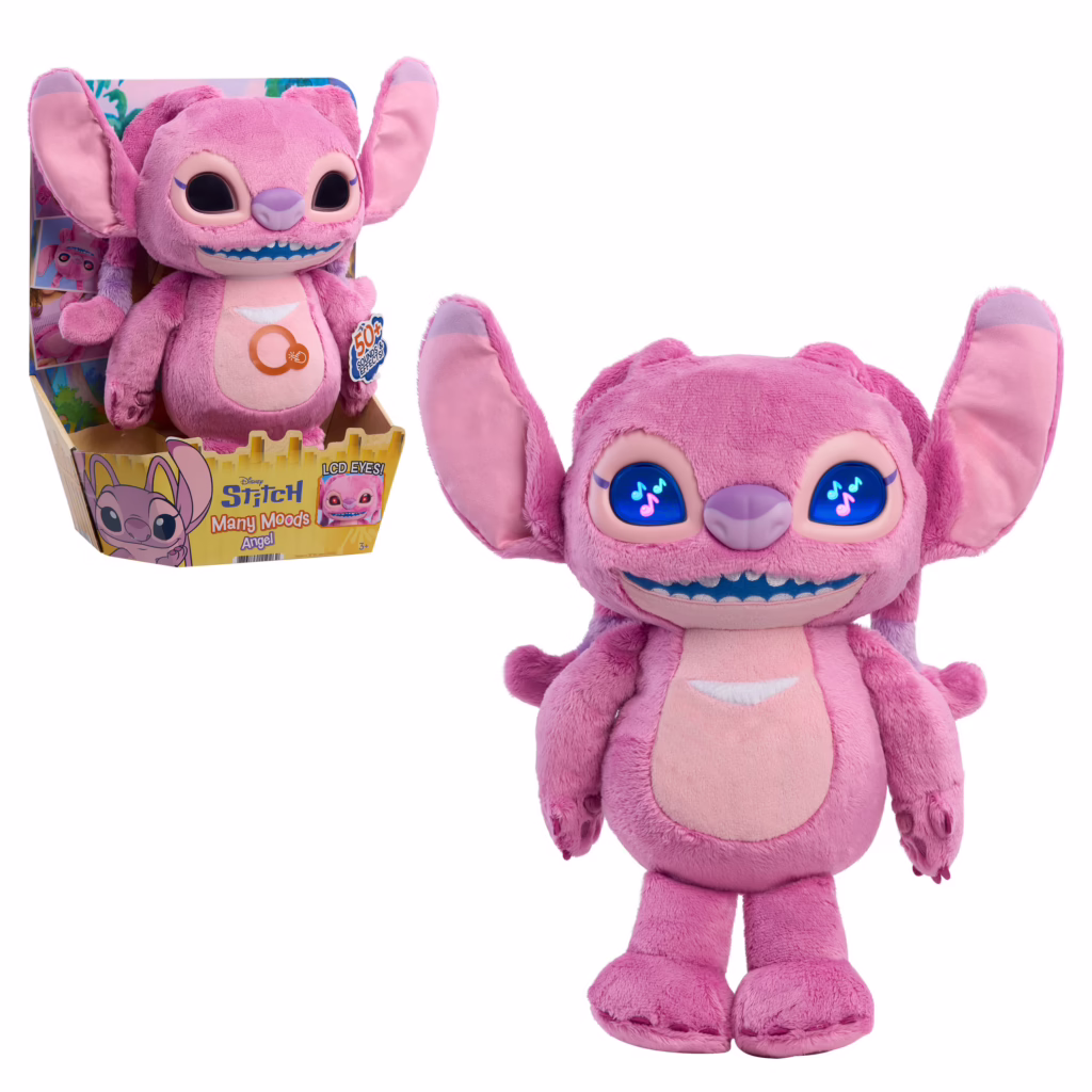 Disney Stitch Many Moods Angel Lights and Sounds Plush Toy