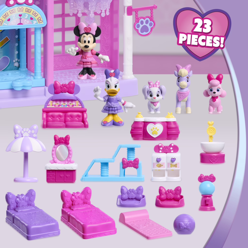 Disney Jr. Minnie Mouse Pet Hotel Playset