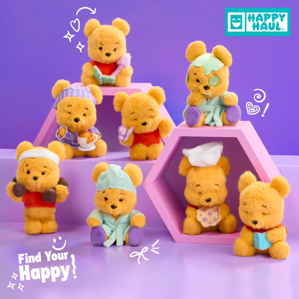 HAPPY HAUL Disney Winnie the Pooh Hunny Hugs Capsule Plush