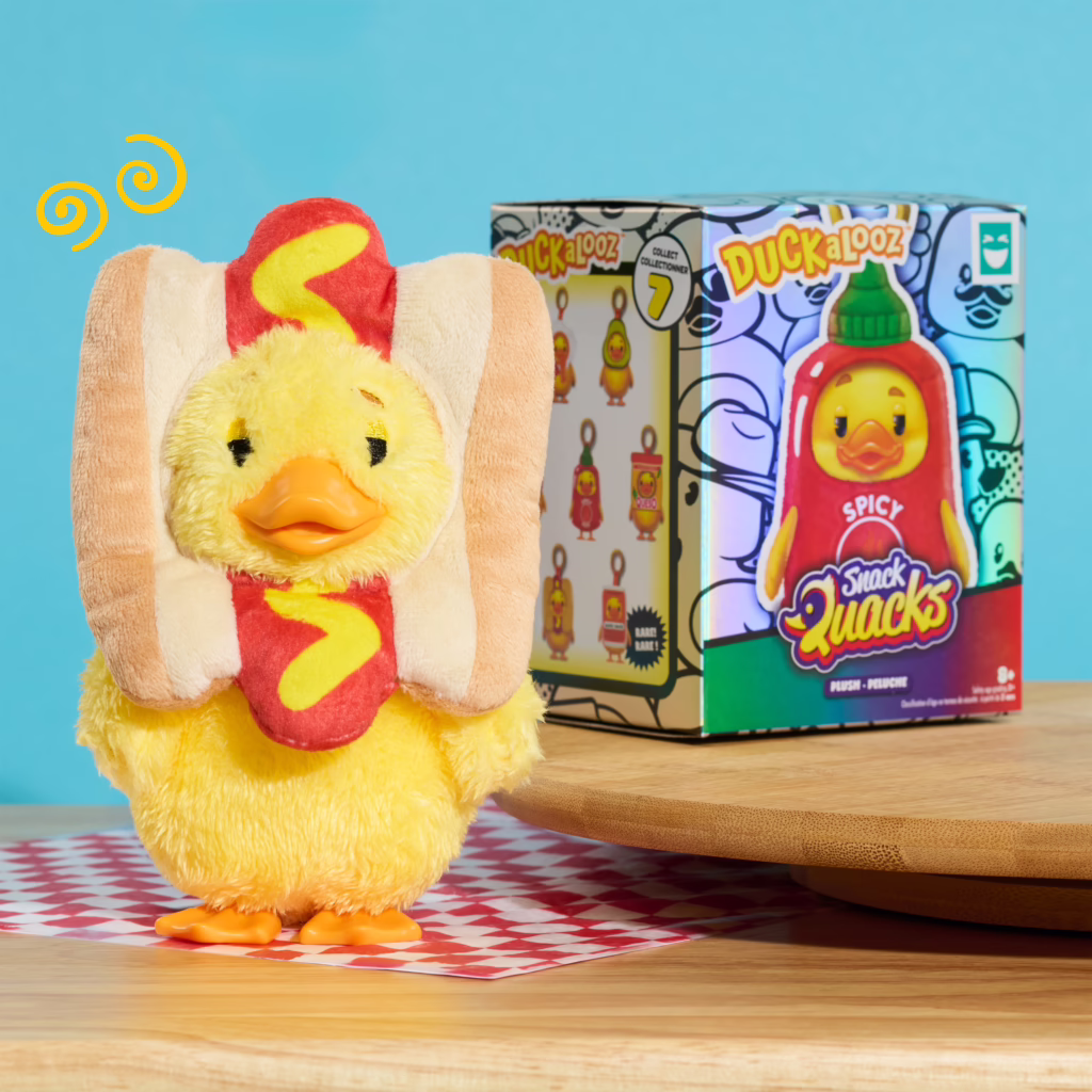HAPPY HAUL Duckalooz Snack Quack Clip-On Plush Duck Assortment