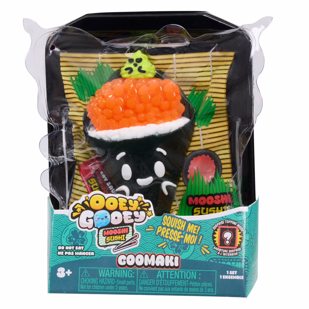 OOEY GOOEY Mooshi Sushi Goomaki Toy