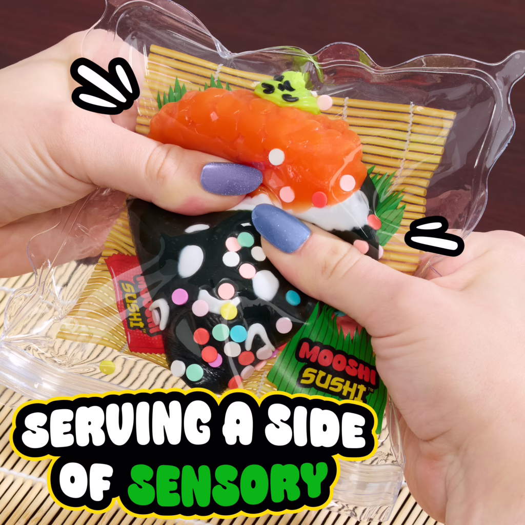 OOEY GOOEY Mooshi Sushi Goomaki Toy