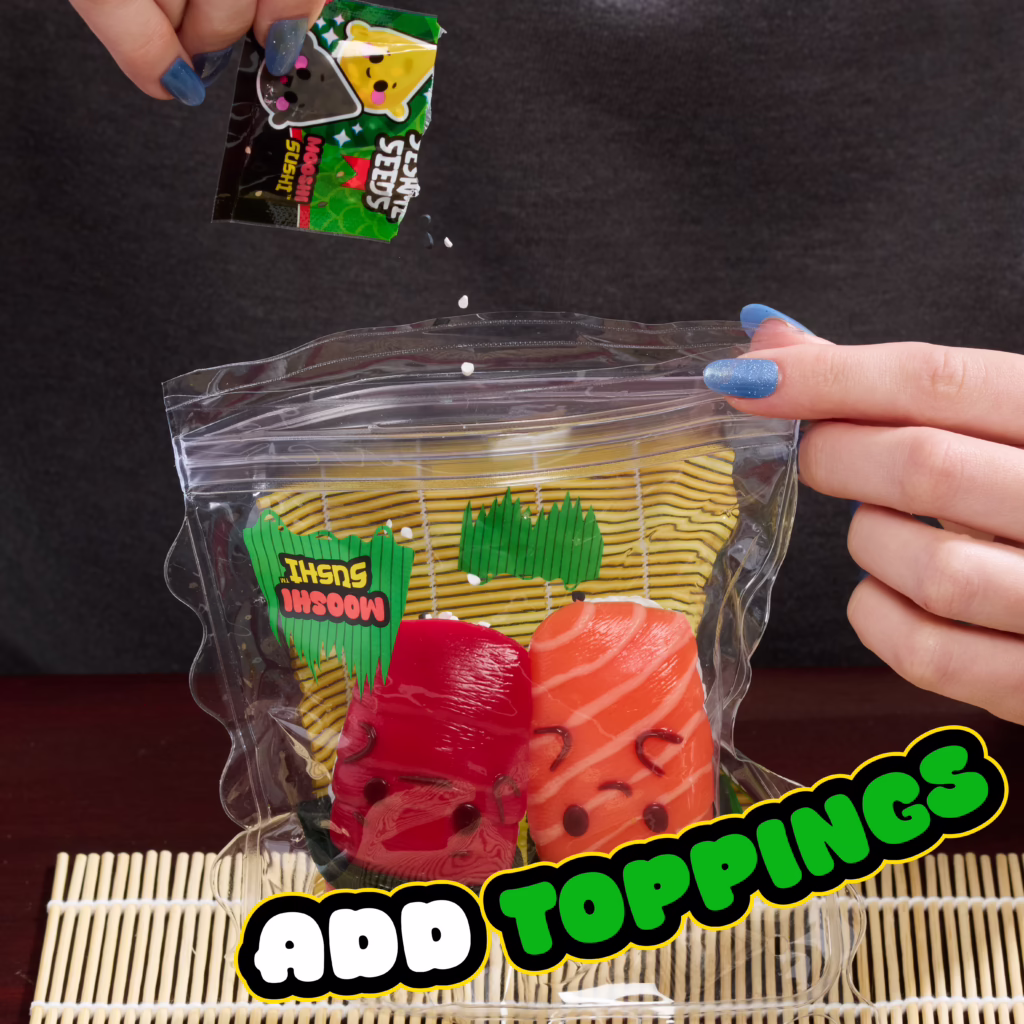 OOEY GOOEY Mooshi Sushi Double Squashimi Toy