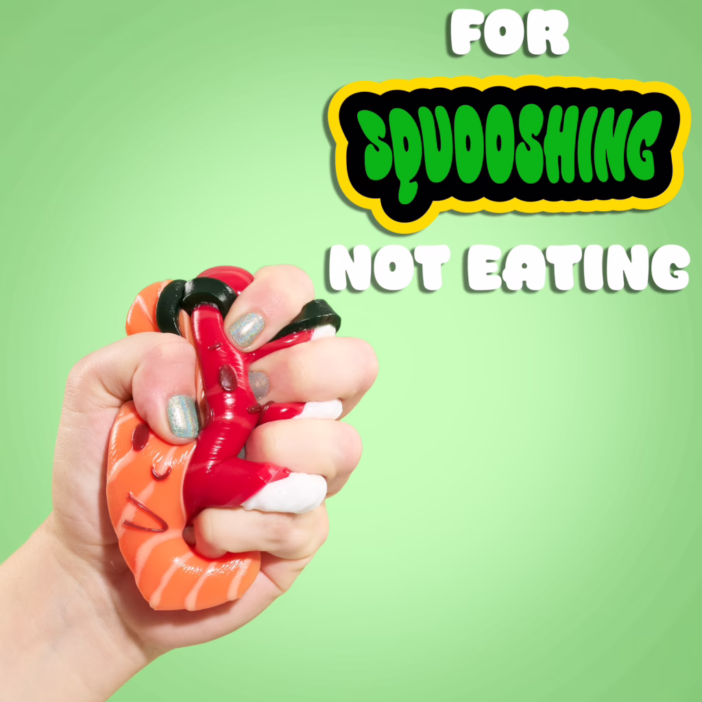 OOEY GOOEY Mooshi Sushi Double Squashimi Toy