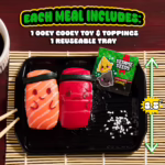 OOEY GOOEY Mooshi Sushi Double Squashimi Toy