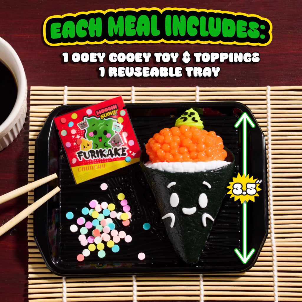 OOEY GOOEY Mooshi Sushi Goomaki Toy