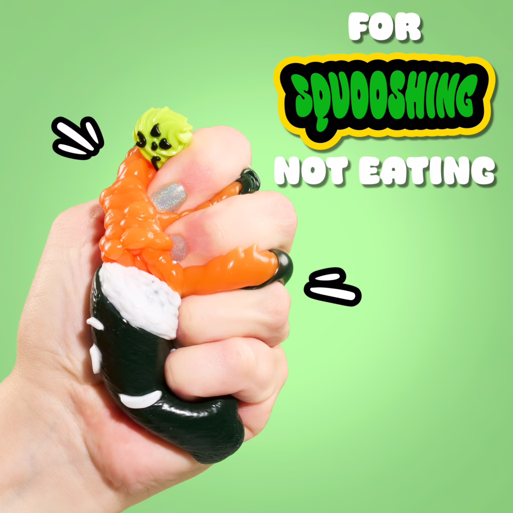 OOEY GOOEY Mooshi Sushi Goomaki Toy