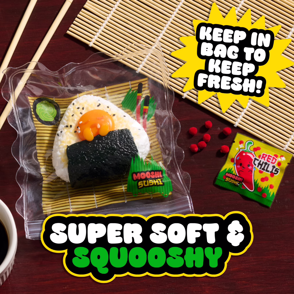 OOEY GOOEY Mooshi Sushi Tamagooey Toy