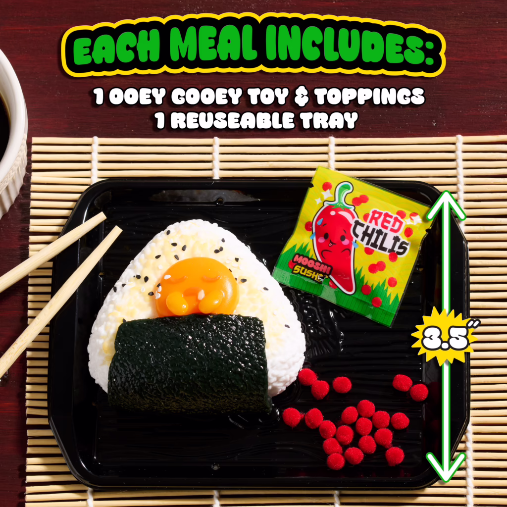 OOEY GOOEY Mooshi Sushi Tamagooey Toy