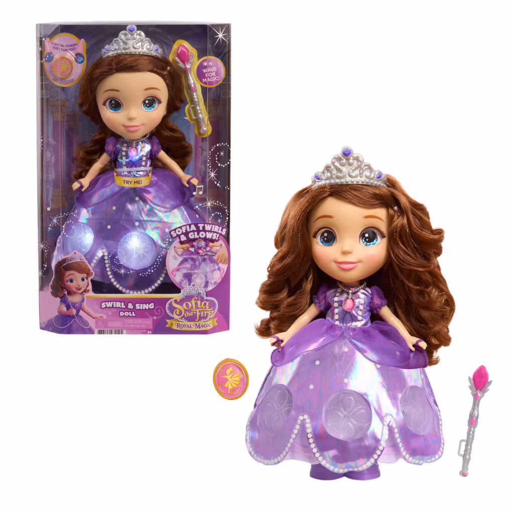 Disney Jr. Sofia the First Swirl & Sing Doll