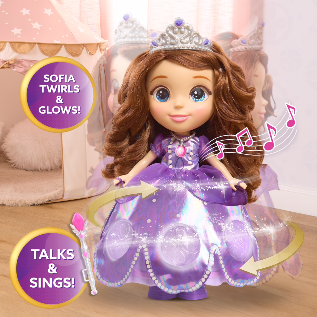 Disney Jr. Sofia the First Swirl & Sing Doll