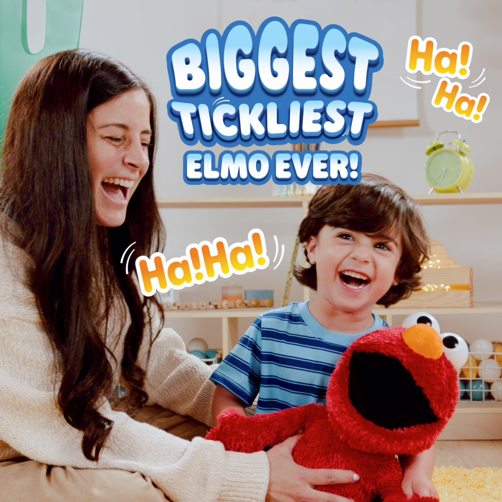 Sesame Street Tickle Me Elmo Giggle Max