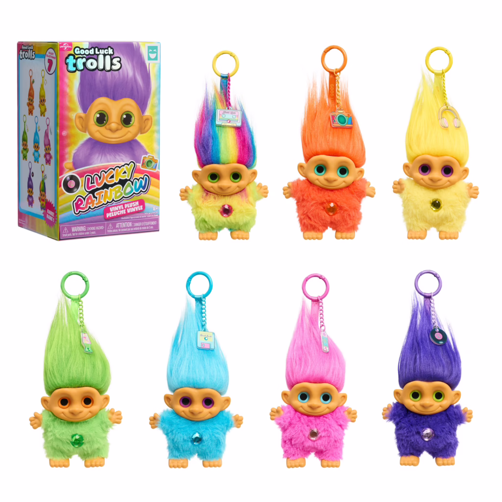 HAPPY HAUL Good Luck Trolls Vinyl Plush