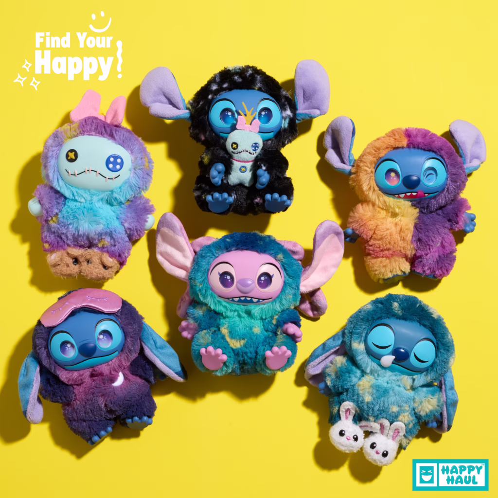 HAPPY HAUL Disney Stitch Sleepy Stars Vinyl Plush