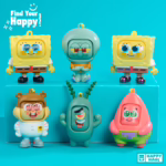 HAPPY HAUL SpongeBob SquarePants Many Moods Shifts Clip-on Fidget Figs