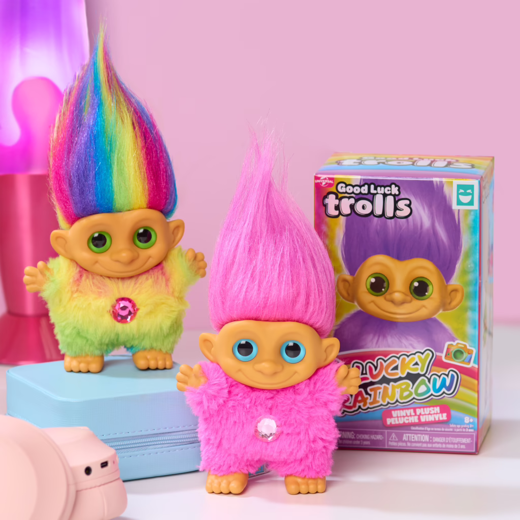HAPPY HAUL Good Luck Trolls Vinyl Plush