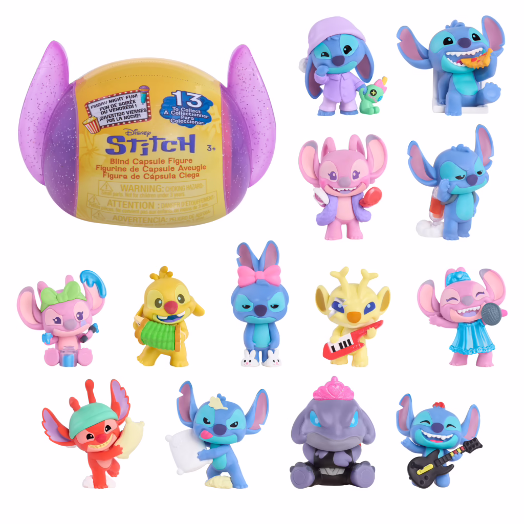 Disney Stitch Friday Night Fun Blind Capsule Figures