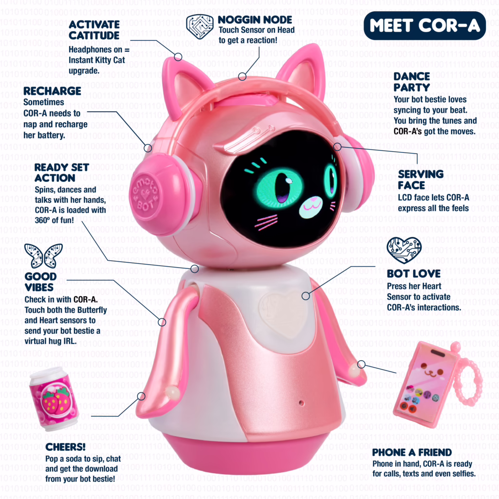 emotoBOT COR-A Interactive Robot Toy