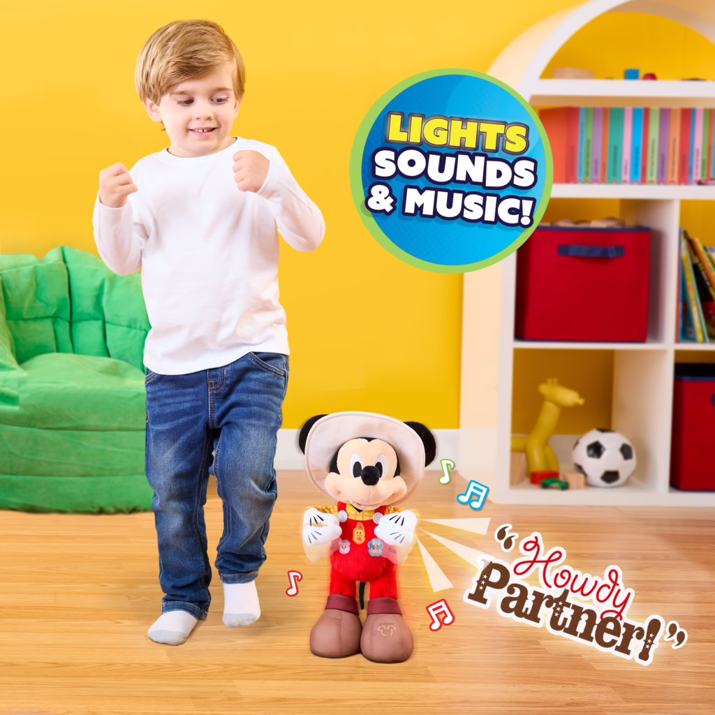 Disney Jr. Mickey Mouse Hoedown Throwdown Feature Plush