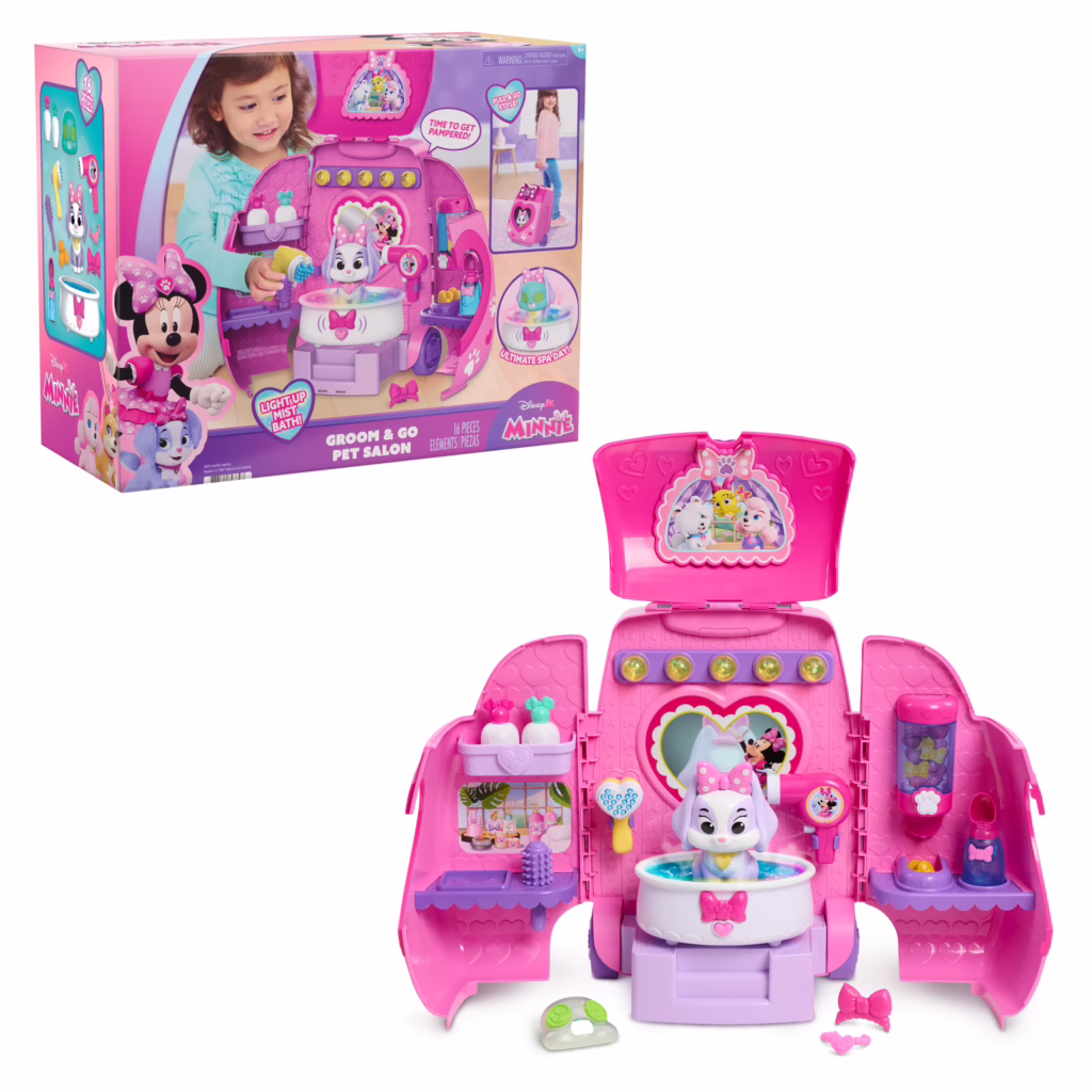 Disney Jr. Minnie Mouse Groom & Go Pet Salon