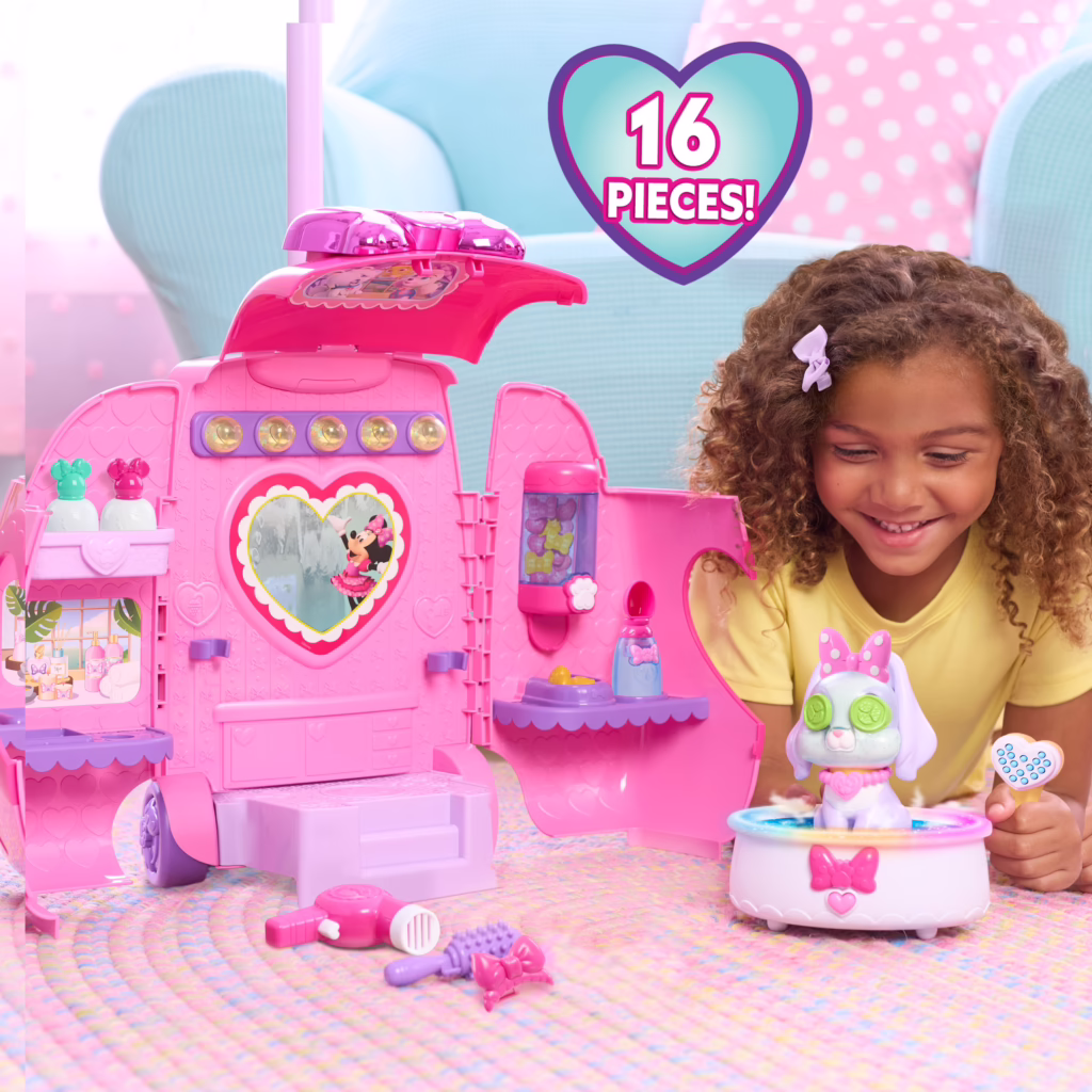 Disney Jr. Minnie Mouse Groom & Go Pet Salon