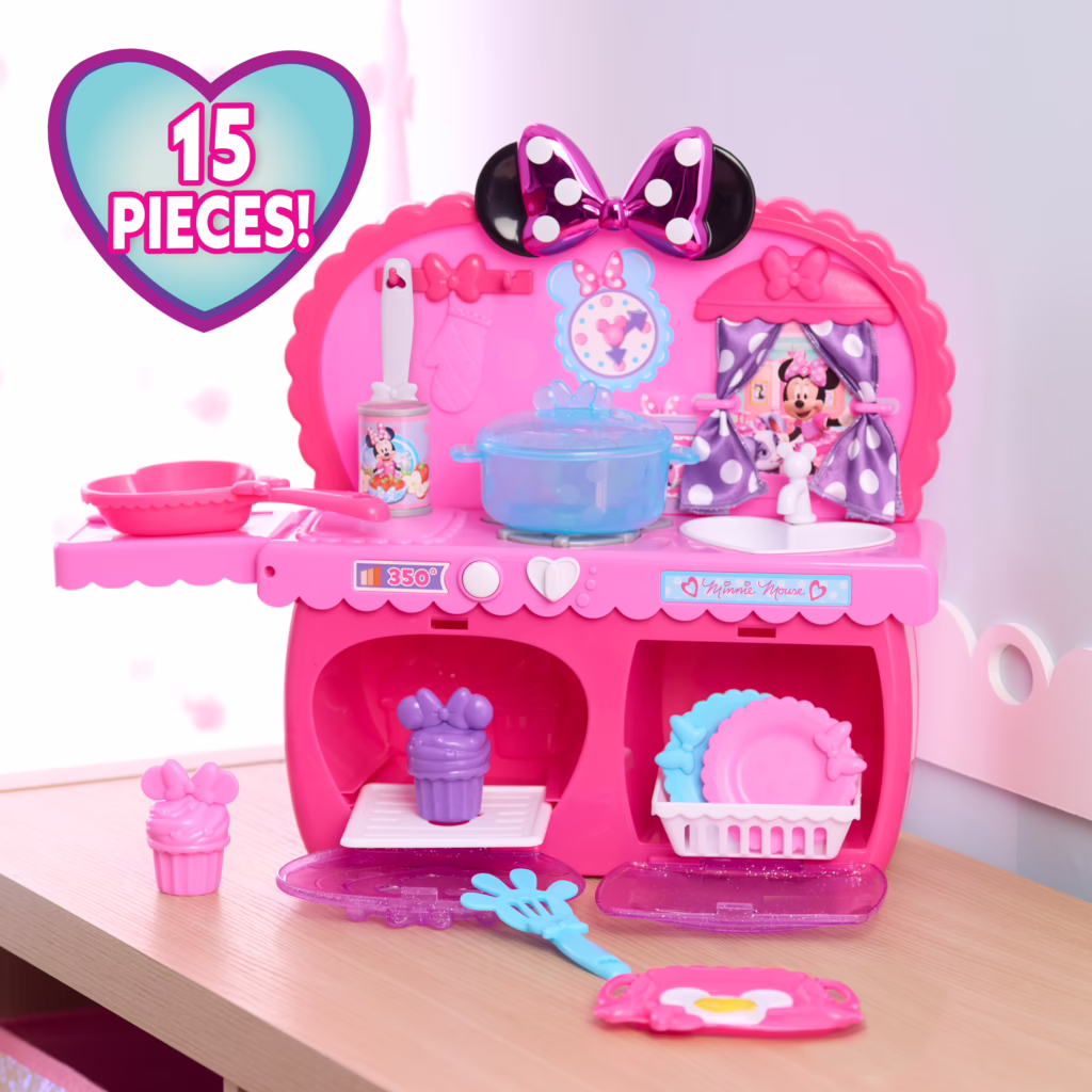 Disney Jr. Minnie Mouse Bowtastic Kitchen Playset
