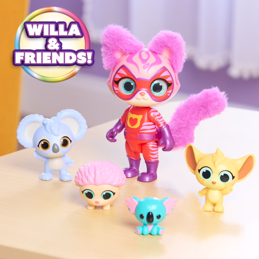 Disney Jr. SuperKitties Su-Purr Wild Ready Furr Action Willa & Friends