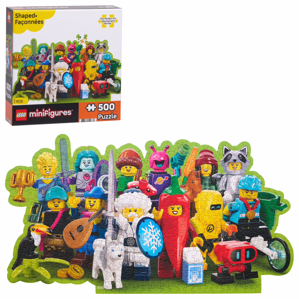 LEGO® Minifigures Shaped Collage 1 Puzzle (500 pcs)