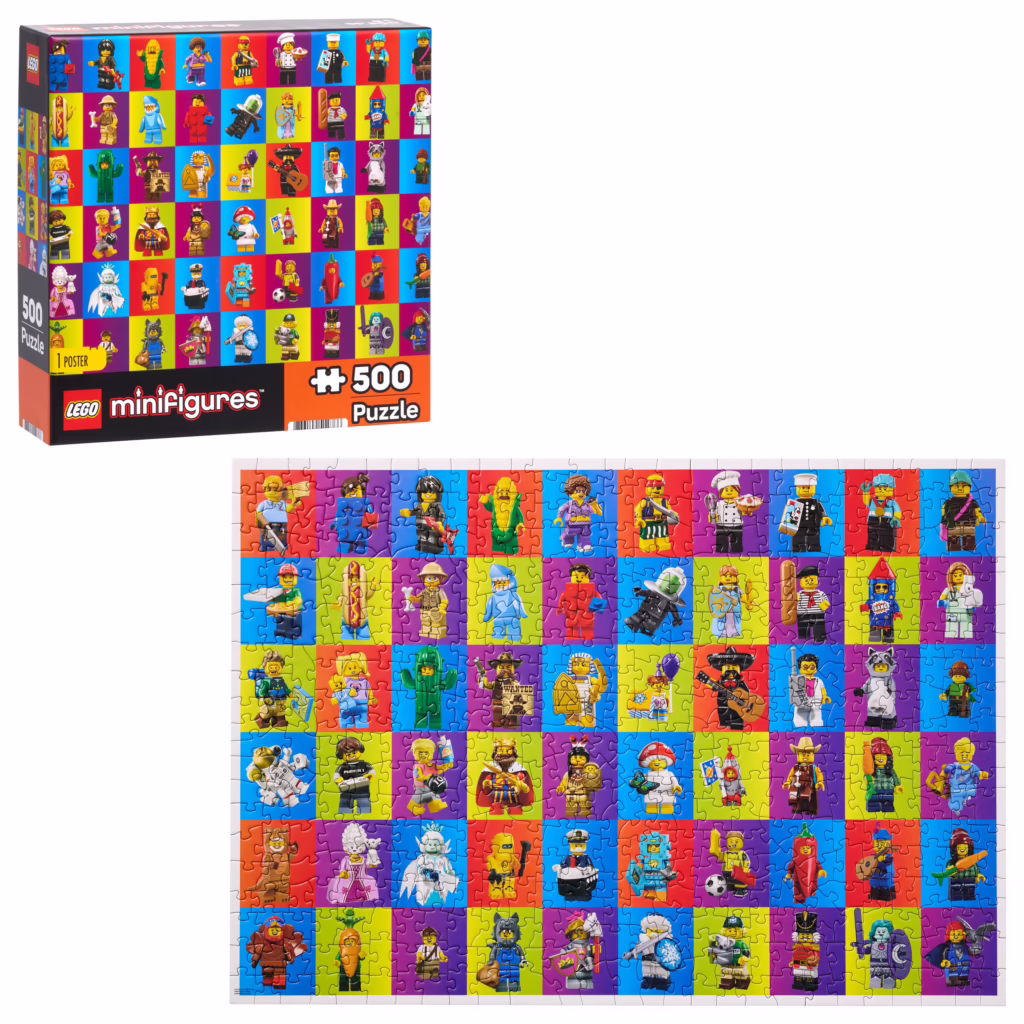 LEGO® Minifigures Puzzle (500 Pieces)