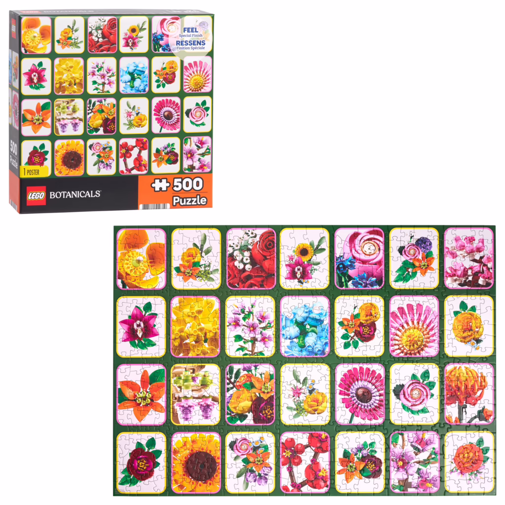 LEGO® Botanicals Quilt Collage Puzzle (500 Pcs)