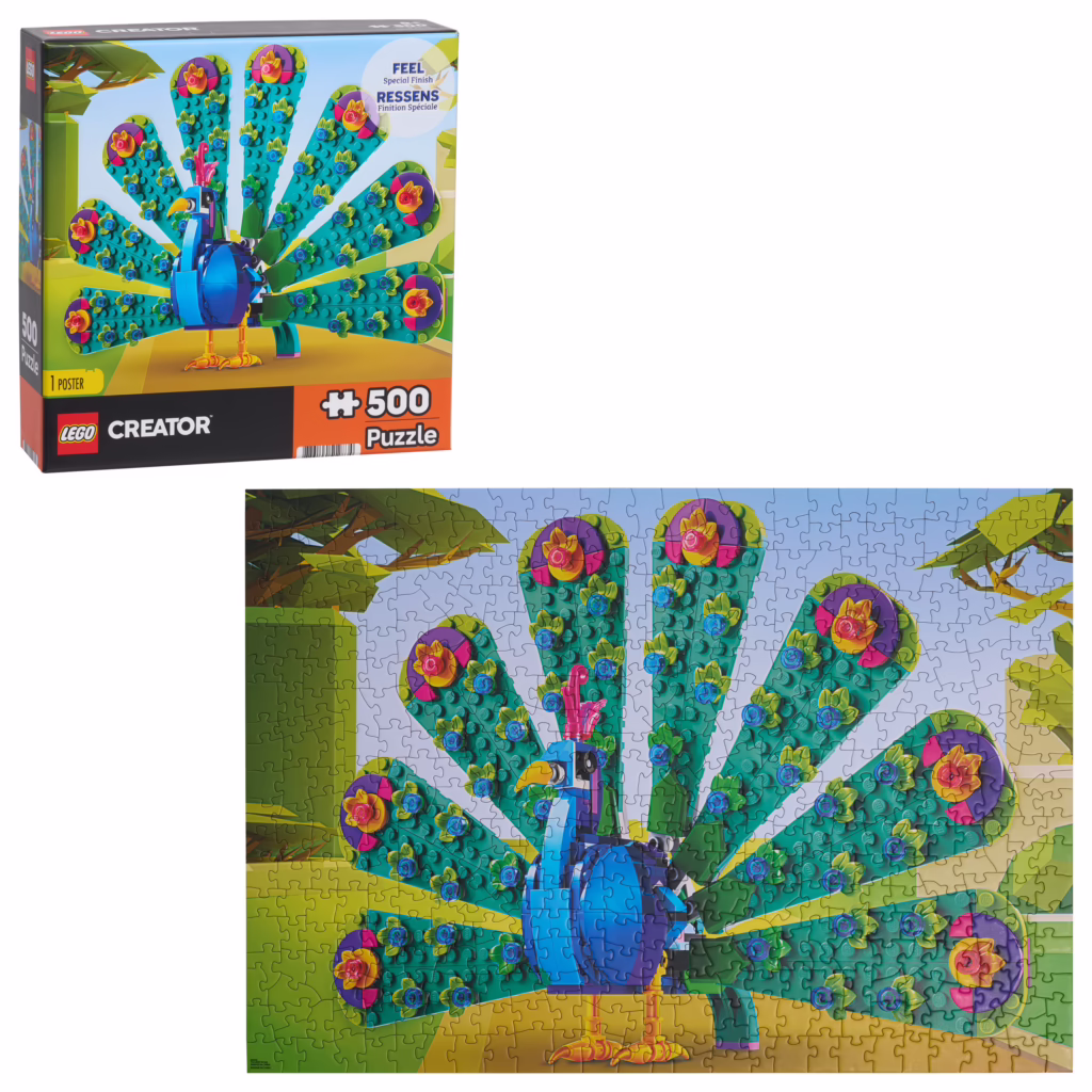 LEGO® Creator Peacock Puzzle (500 Pcs)