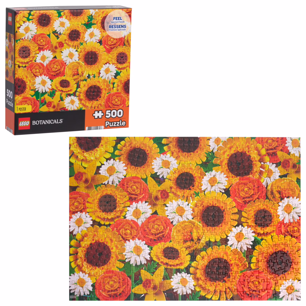 LEGO® Botanicals Sunflower Collage Puzzle (500 Pcs)