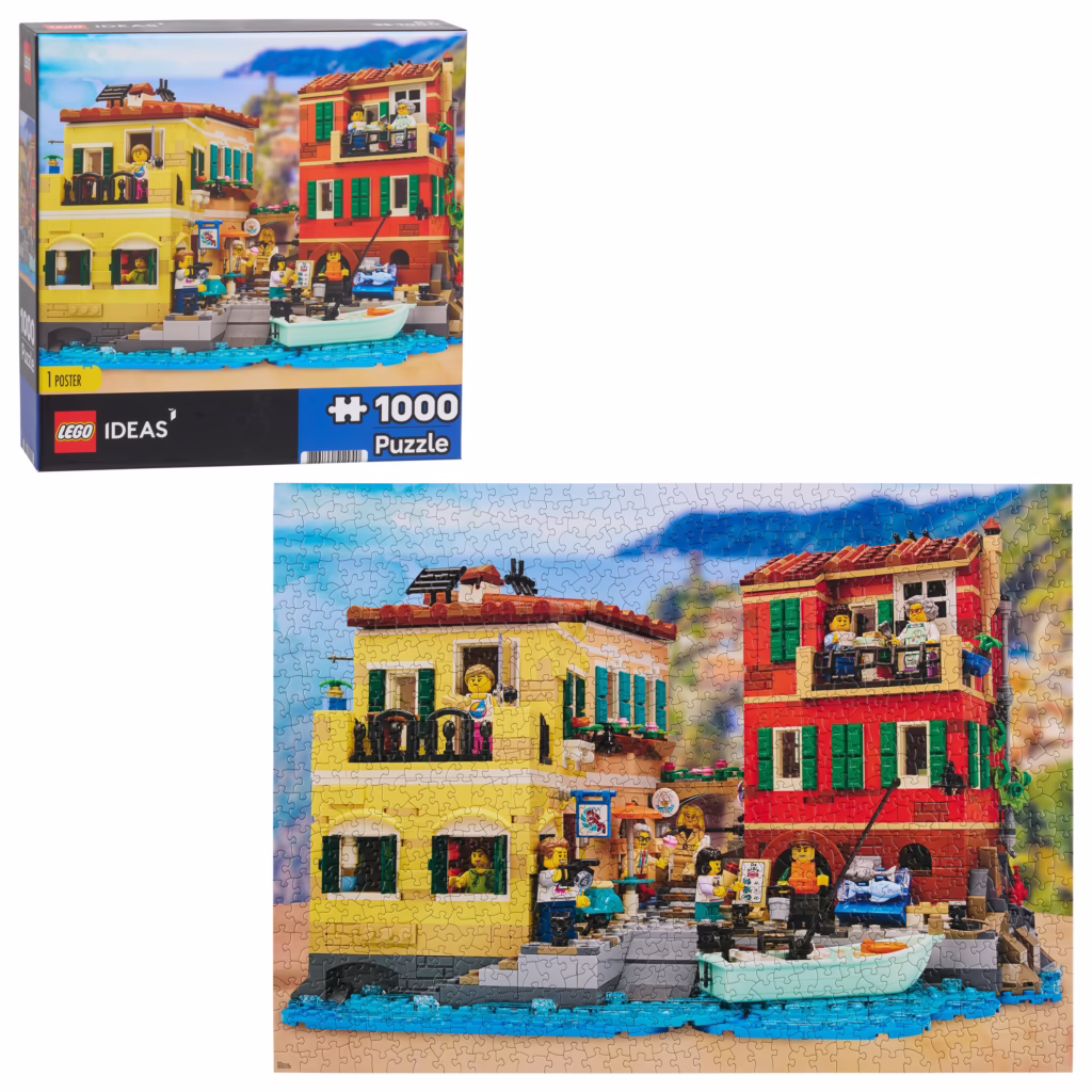 LEGO® Ideas Italian Riviera Puzzle (1,000 Pcs)
