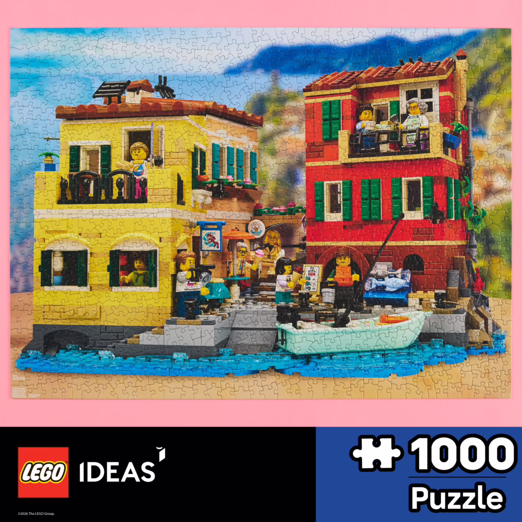 LEGO® Ideas Italian Riviera Puzzle (1,000 Pcs)