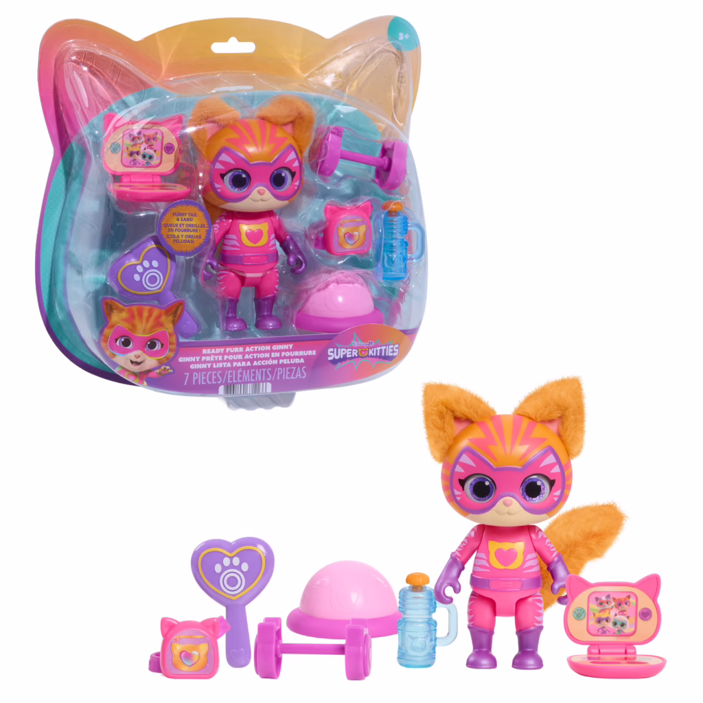 Disney Jr. SuperKitties Su-Purr Wild Ready Furr Action Ginny