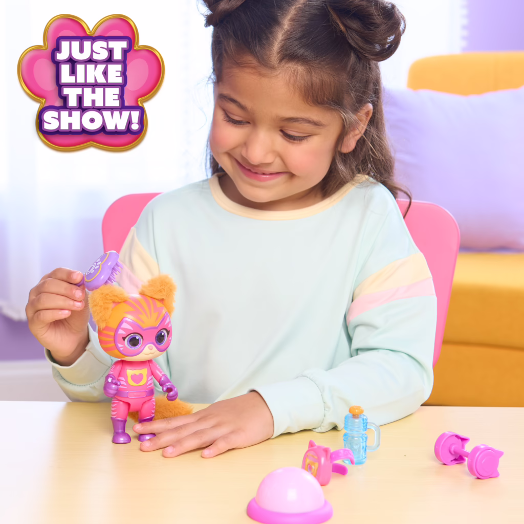 Disney Jr. SuperKitties Su-Purr Wild Ready Furr Action Ginny