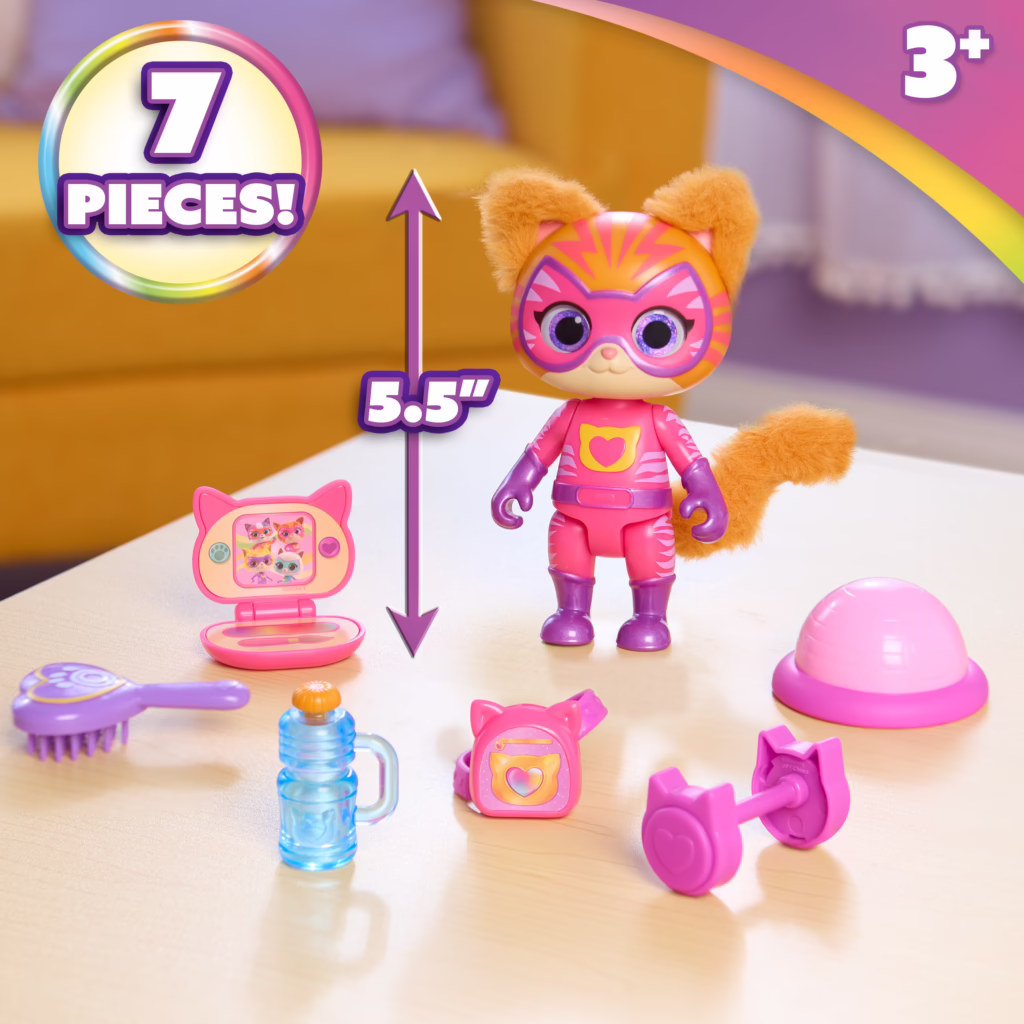 Disney Jr. SuperKitties Su-Purr Wild Ready Furr Action Ginny