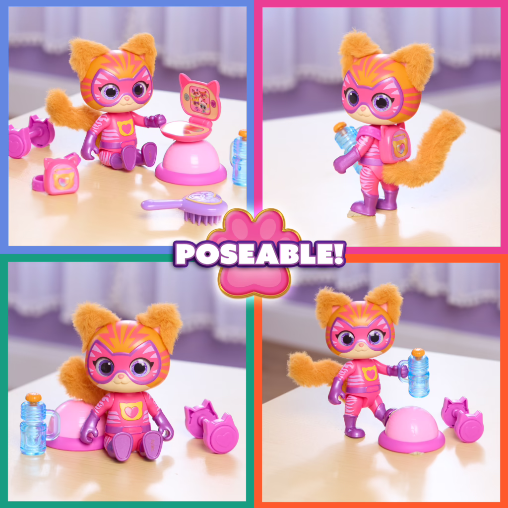 Disney Jr. SuperKitties Su-Purr Wild Ready Furr Action Ginny