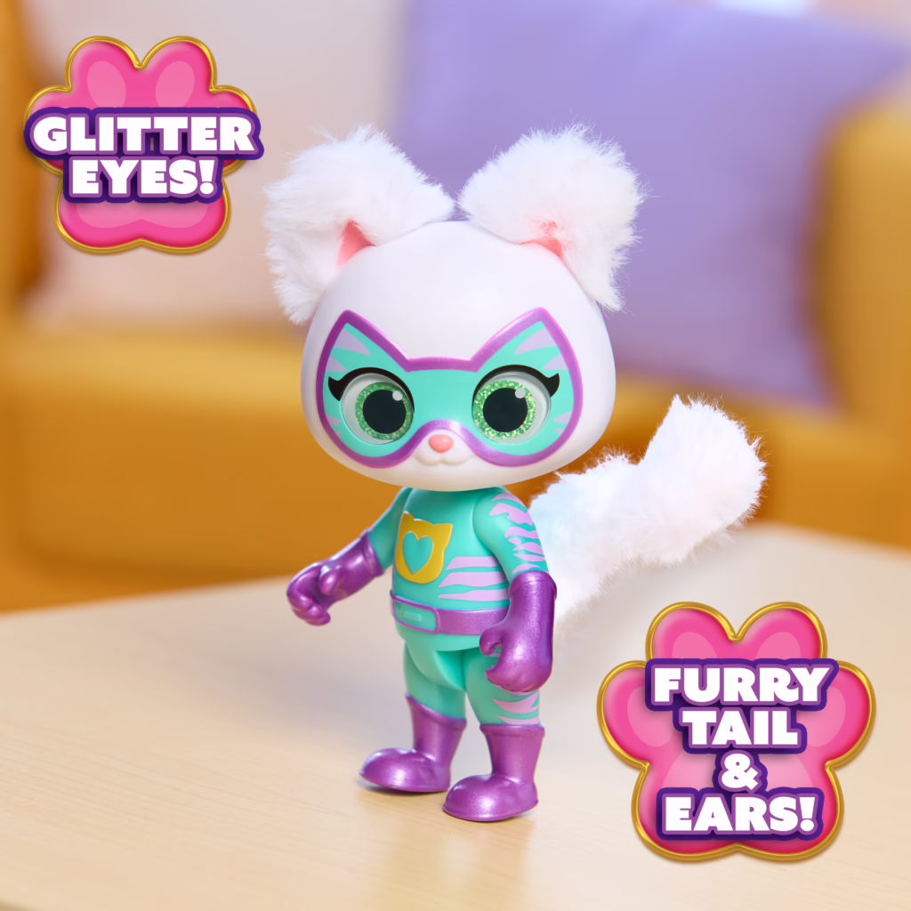 Disney Jr. SuperKitties Su-Purr Wild Ready Furr Action Bitsy