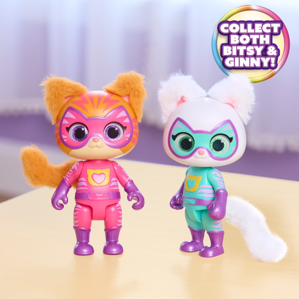 Disney Jr. SuperKitties Su-Purr Wild Ready Furr Action Bitsy